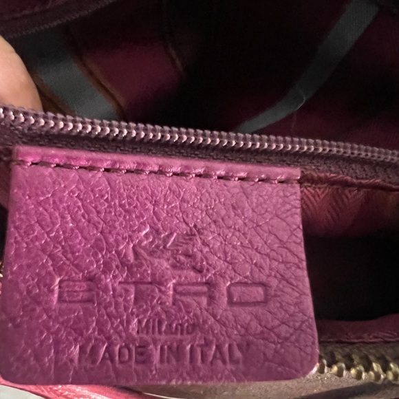 ⭐️ETRO Boston Authentic Paisely Design Handbag - Picture 4 of 9